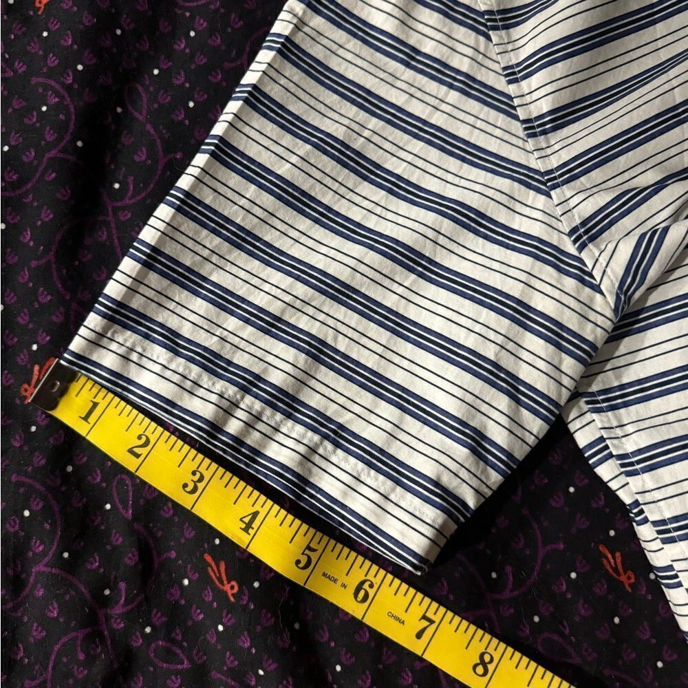 MICHAEL KORS MEN’s SLIM-FIT STRETCH STRIPE SHIRT M - Picture 5 of 12